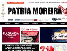 Tablet Screenshot of patriamoreira.com